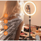 Iluminador-Led-Circular-10--Ring-Light-Live-26cm-USB-com-Tripe-e-Suporte-de-Celular Iluminador-Led-Circular-10--Ring-Light-Live-26cm-USB-com-Tripe-e-Suporte-de-Celular