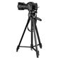 Tripe-Compacto-TR462-com-Cabeca-3-vias-360-de-1.57m-em-Aluminio-para-Cameras-e-Filmadoras