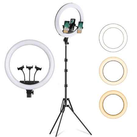Iluminador-Led-Circular-18--TZ-50W-Ring-Light-Live-46cm-USB-com-Tripe-e-3x-Suportes-SmartPhone