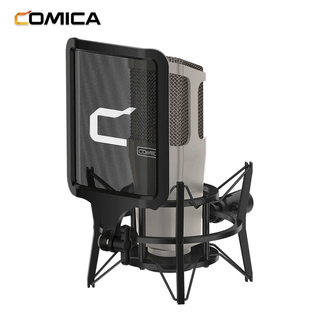 Microfone-de-Estudio-Profissional-Comica-STM01-Cardioide-Condensador-Vocal-XLR Microfone-de-Estudio-Profissional-Comica-STM01-Cardioide-Condensador-Vocal-XLR