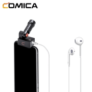 Microfone-Shotgun-para-SmartPhones-IOS-Comica-CVM-VS09-MI-Cardioide-Conector-Lightning-