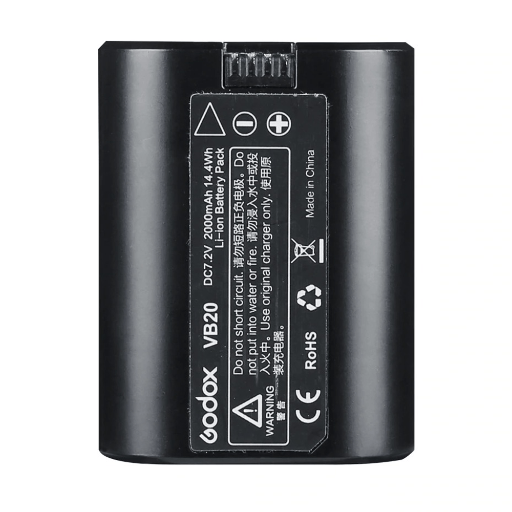 Bateria-Godox-VB20-para-Flash-V350-Series Bateria-Godox-VB20-para-Flash-V350-Series