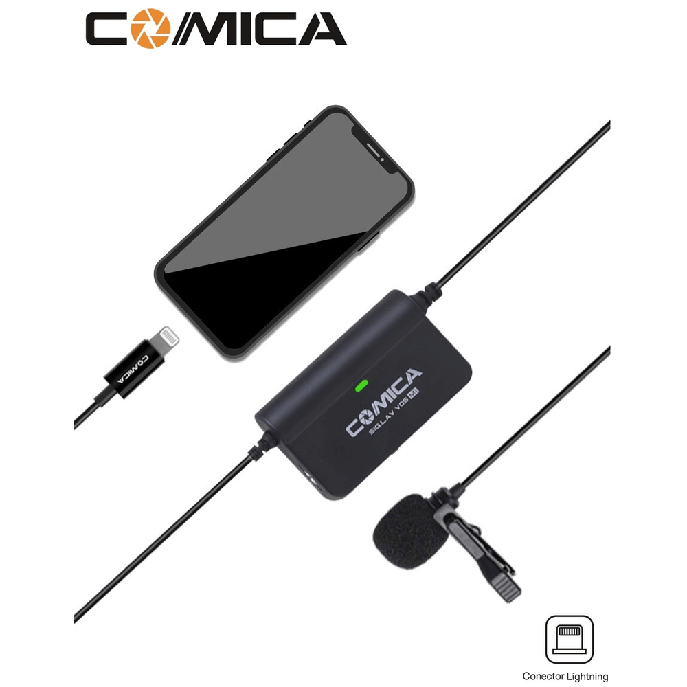 Microfone-Lapela-Comica-Sig.Lav-V05-MI-Omnidirectional-para-SmartPhones-IOS--Lightning- Microfone-Lapela-Comica-Sig.Lav-V05-MI-Omnidirectional-para-SmartPhones-IOS--Lightning-
