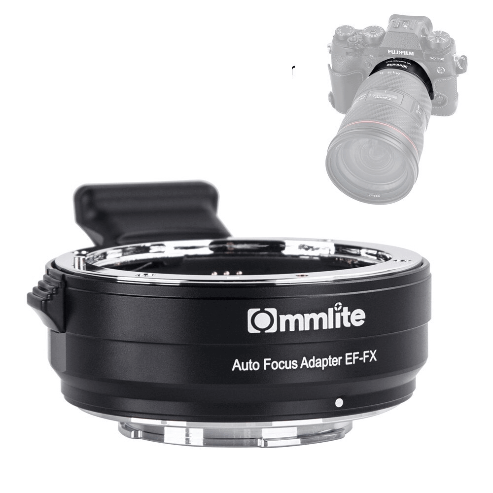 Adaptador-Commlite-de-Lente-Canon-EF---EF-S-para-Camera-FujiFilm-X-Mount-com-Autofoco-Eletronico--CM-EF-FX- Adaptador-Commlite-de-Lente-Canon-EF---EF-S-para-Camera-FujiFilm-X-Mount-com-Autofoco-Eletronico--CM-EF-FX-