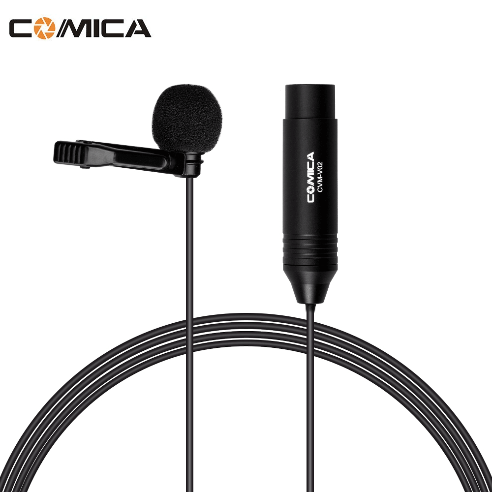 Microfone-Lapela-Comica-CVM-V02O-Omnidirecional-com-Conector-XLR--4.5m- Microfone-Lapela-Comica-CVM-V02O-Omnidirecional-com-Conector-XLR--4.5m-