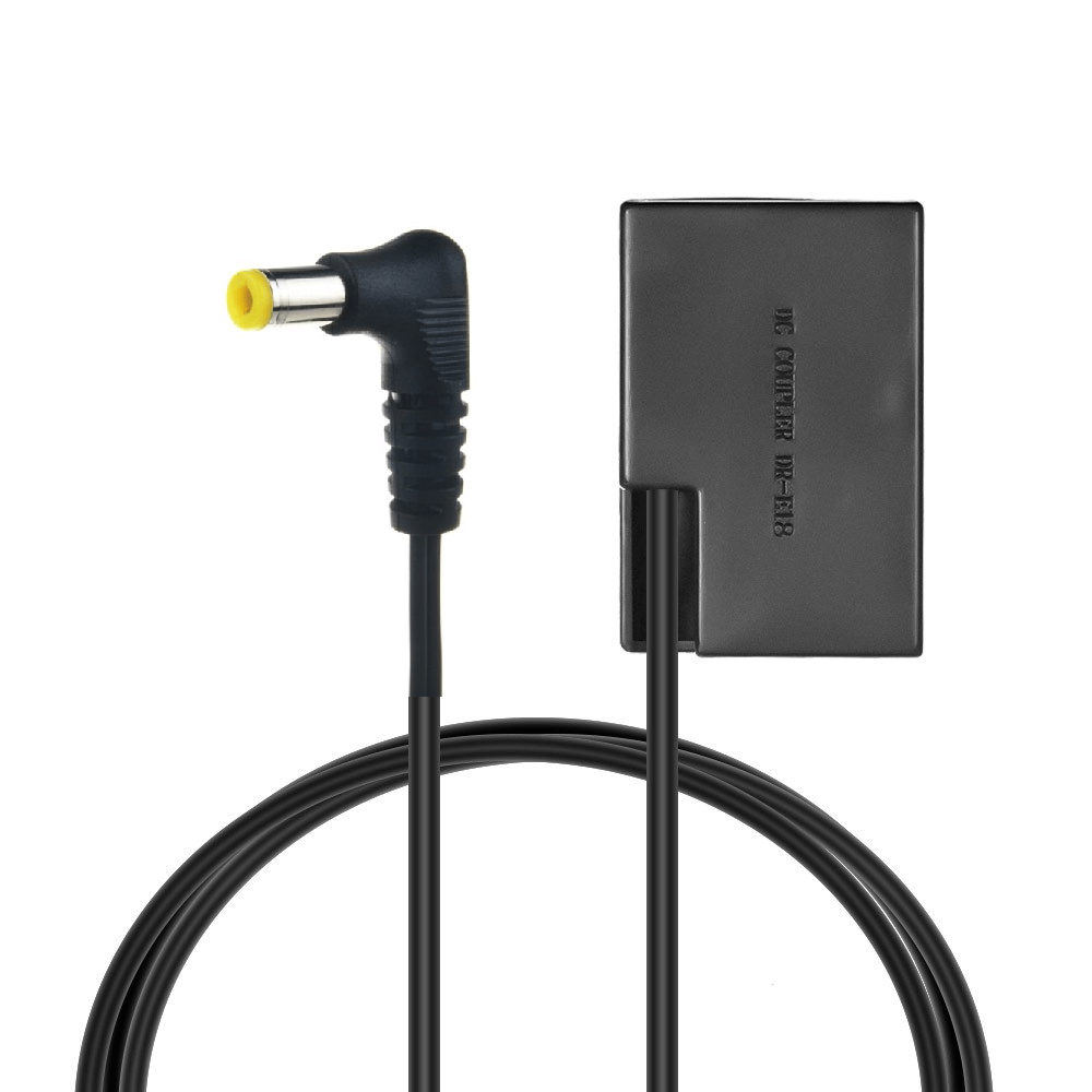 Adaptador-Acoplador-DC-DR-E18---Bateria-LP-E17-para-Canon-EOS-Rebel Adaptador-Acoplador-DC-DR-E18---Bateria-LP-E17-para-Canon-EOS-Rebel