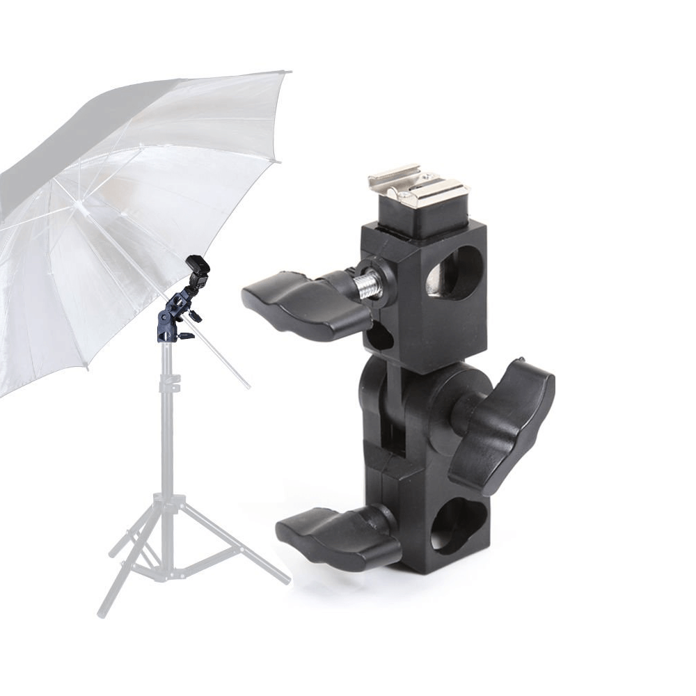 Suporte-Adaptador-YA422-para-Flash-Speedlite-e-Sombrinha Suporte-Adaptador-YA422-para-Flash-Speedlite-e-Sombrinha