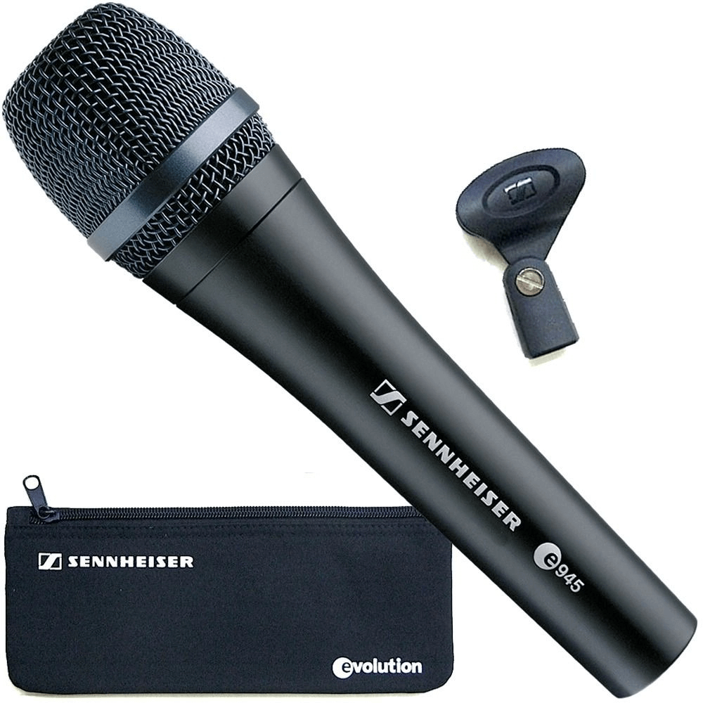 Microfone de Mão Sennheiser e945 Vocal - eMania Foto e Video