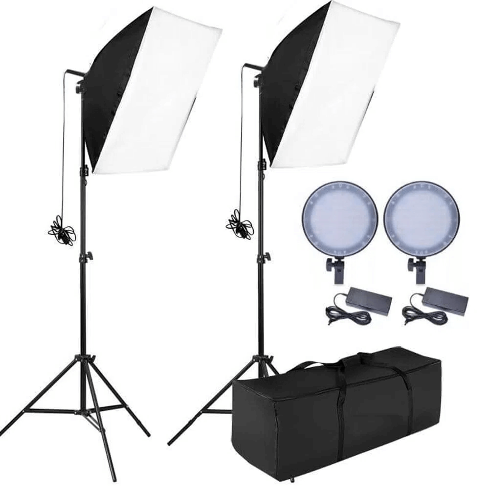 Kit-Iluminacao-Luz-Continua-Softbox-com-Led-Circular-45W-Dimmer-para-Estudio--Bivolt- Kit-Iluminacao-Luz-Continua-Softbox-com-Led-Circular-45W-Dimmer-para-Estudio--Bivolt-