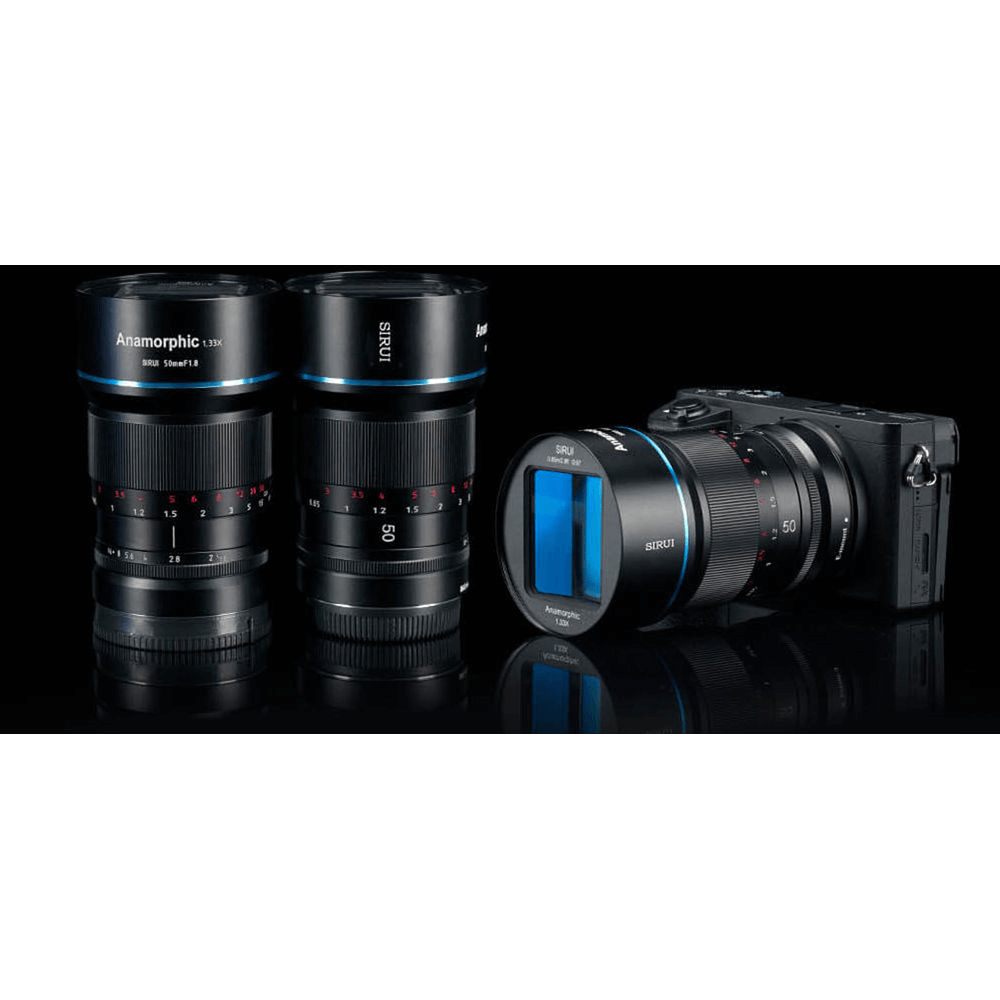 Lente Sirui 50mm f/1.8 Anamorphic Sony E-Mount - WorldView