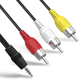 Cabo-P2-3.5mm-x-3-RCA-AV-Audio-Video Cabo-P2-3.5mm-x-3-RCA-AV-Audio-Video