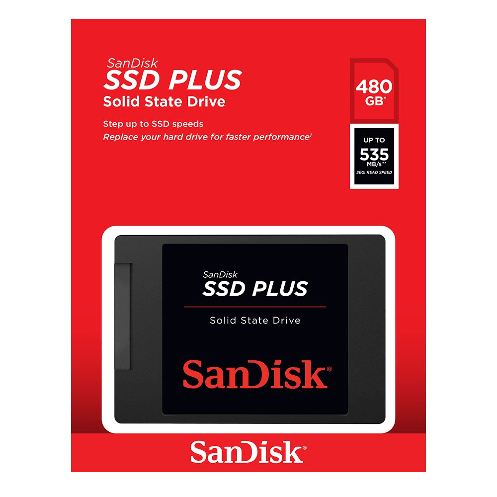 HD SSD Sandisk Plus G26 480gb 2.5