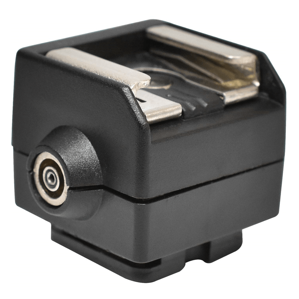 Adaptador-Universal-Sapata-Flash-SC-2-Hot-Shoe-com-Sincronizacao-PC-SYNC--Canon-e-Nikon- Adaptador-Universal-Sapata-Flash-SC-2-Hot-Shoe-com-Sincronizacao-PC-SYNC--Canon-e-Nikon-