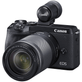Camera-Canon-EOS-M6-MarkII-Mirrorless-4K-com-Lente-18-150mm-e-Visor-EVF-DC2--Preta-