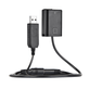 Adaptador-Dummy-de-Bateria-NP-FW50-com-DC-USB-Power-Bank-para-Cameras-Sony--5V-2A- Adaptador-Dummy-de-Bateria-NP-FW50-com-DC-USB-Power-Bank-para-Cameras-Sony--5V-2A-