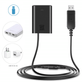 Adaptador-Dummy-de-Bateria-NP-FW50-com-DC-USB-Power-Bank-para-Cameras-Sony--5V-2A- Adaptador-Dummy-de-Bateria-NP-FW50-com-DC-USB-Power-Bank-para-Cameras-Sony--5V-2A-