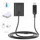 Adaptador-Dummy-Bateria-NP-FZ100-com-Cabo-USB-Inteligente-para-Power-Bank--Bivolt-