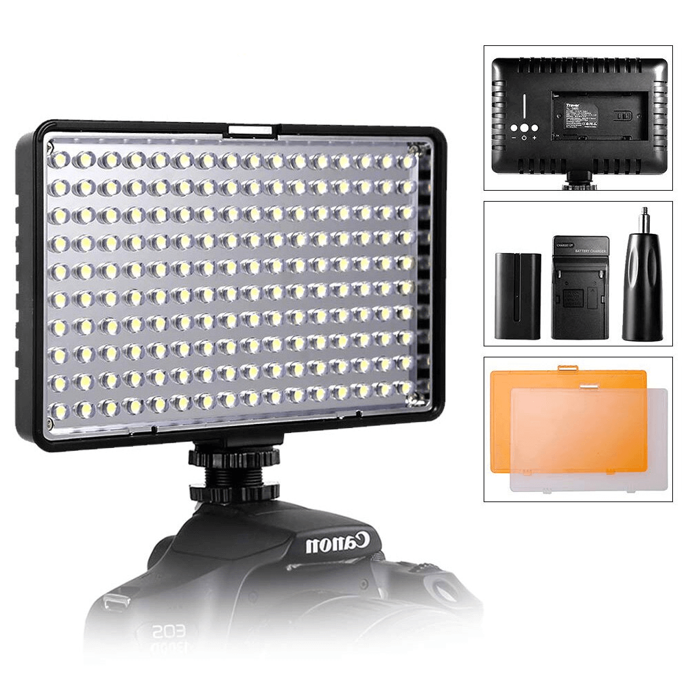 Iluminador-Painel-Led-TL-160-Slim-Video-Light-com-Bateria-e-Carregador Iluminador-Painel-Led-TL-160-Slim-Video-Light-com-Bateria-e-Carregador