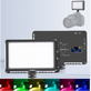 Iluminador-Led-RGB-LED-72R-Full-Color-Video-Light-Compacto-2200K-25000K-com-Bateria-Interna