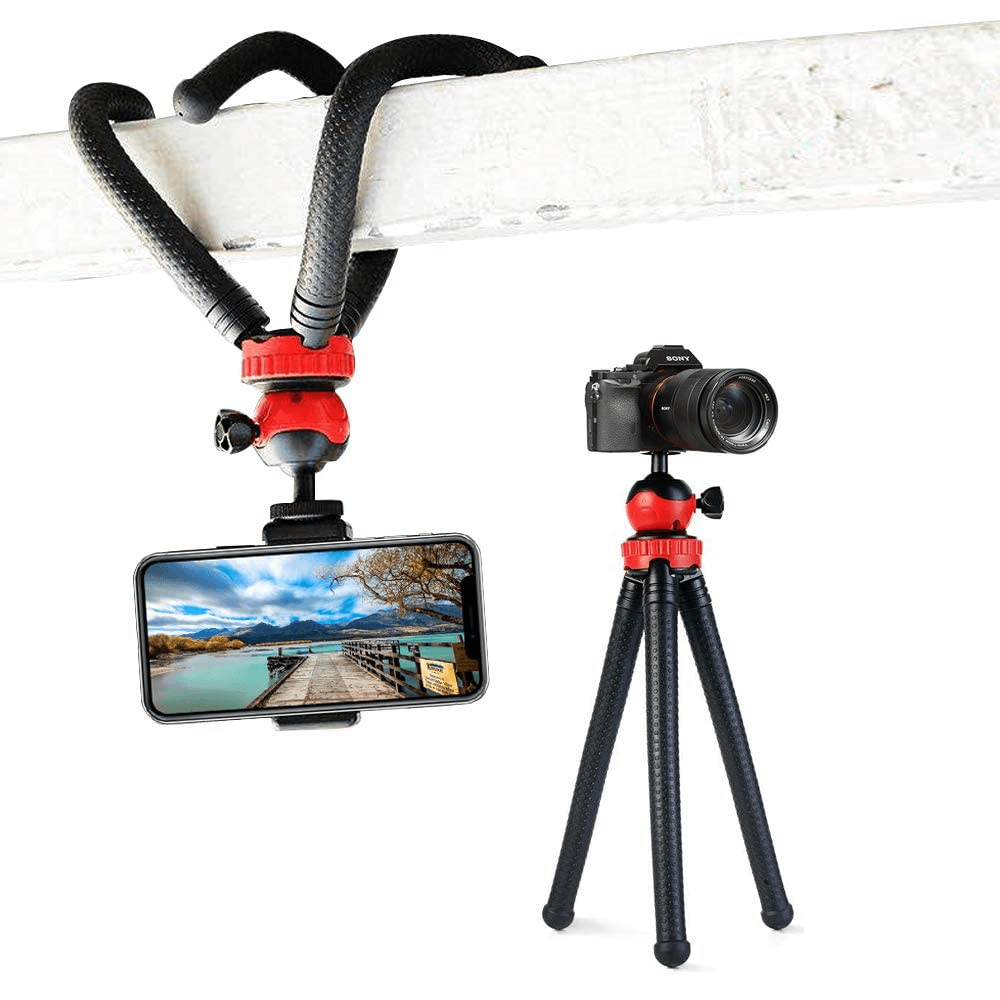 Mini-Tripe-Flexivel-Gorila-Octopus-OT12-com-Cabeca-Ball-Head-360° Mini-Tripe-Flexivel-Gorila-Octopus-OT12-com-Cabeca-Ball-Head-360°