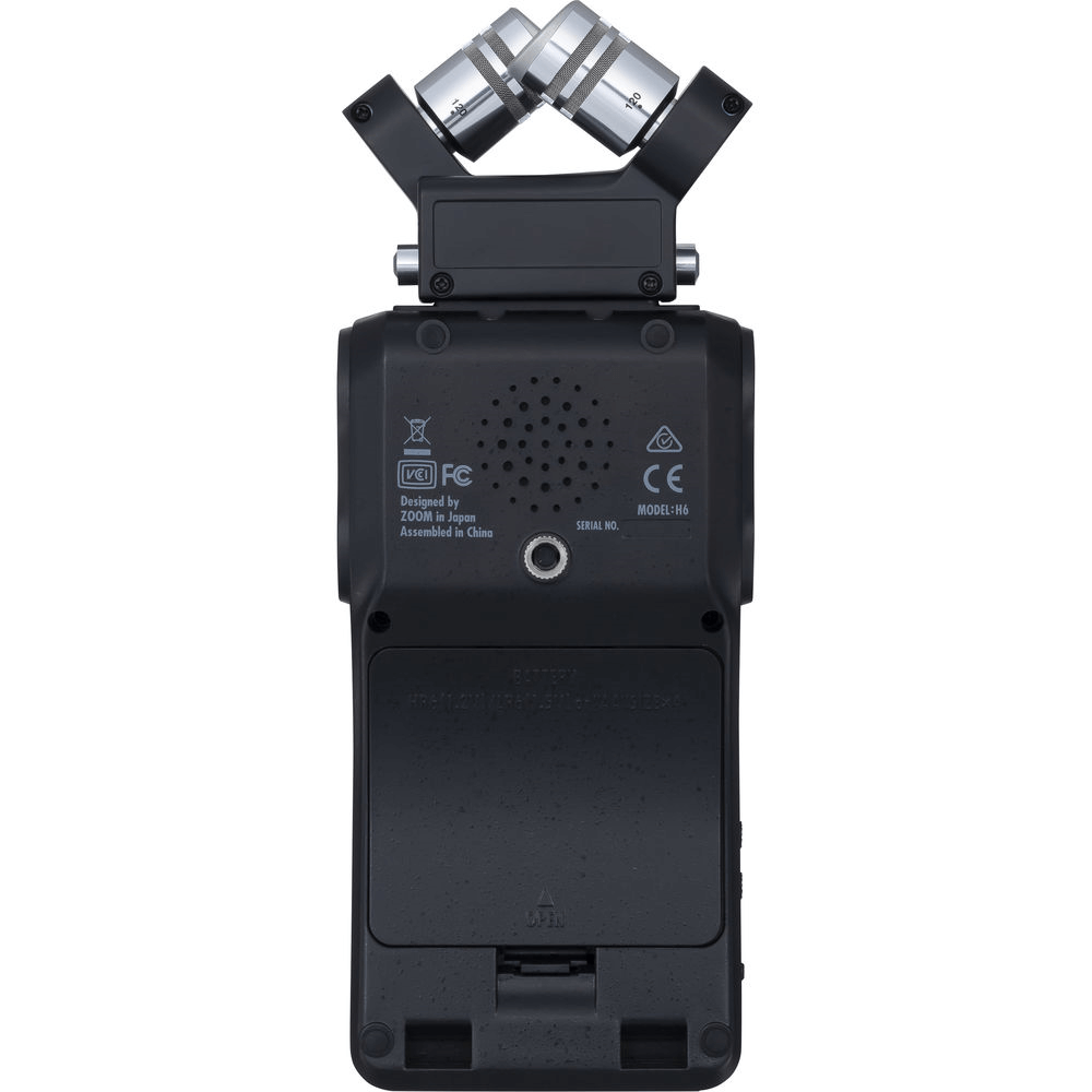 Gravador Zoom H6 All Black Portátil - eMania Foto e Video