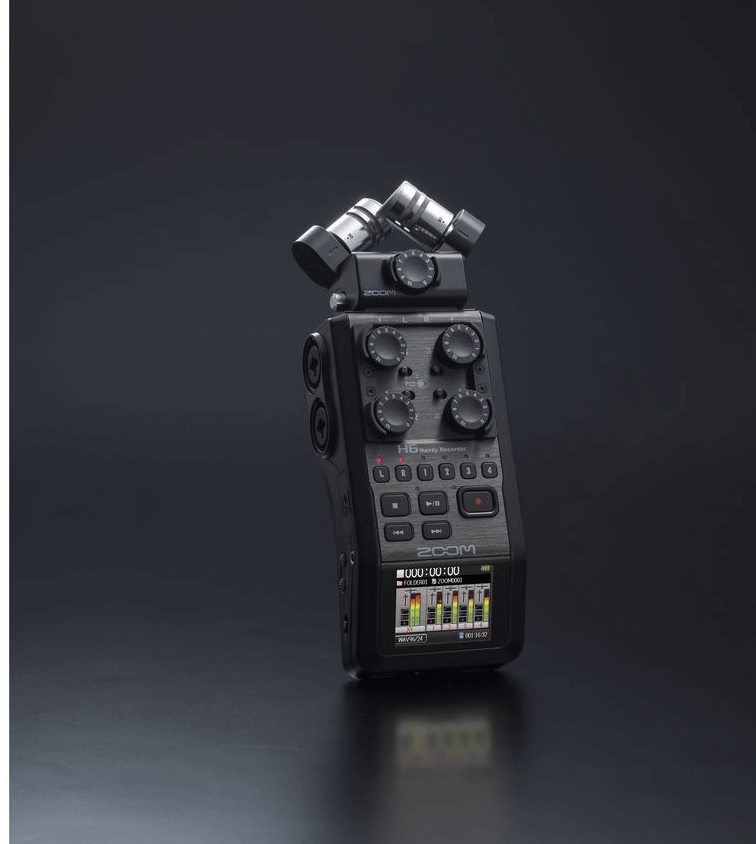 Gravador Zoom H6 All Black Portátil - WorldView