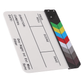 Claquete-Diretor-Clapper-Board-2.5-Acrilico-com-Varas-Coloridas--Branca-