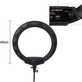 Iluminador-Circular-Led-Ring-Light-18----46cm-65W-USB-com-Fonte-Suporte-SmartPhone-e-Bolsa