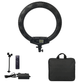 Iluminador-Circular-Led-Ring-Light-18----46cm-65W-USB-com-Fonte-Suporte-SmartPhone-Contole-Remoto-e-Bolsa Iluminador-Circular-Led-Ring-Light-18----46cm-65W-USB-com-Fonte-Suporte-SmartPhone-Contole-Remoto-e-Bolsa