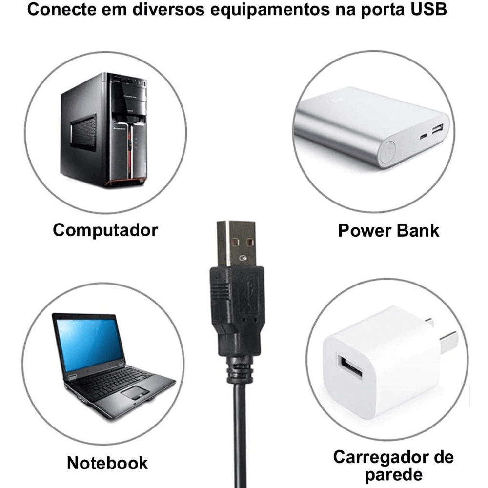Carregador USB Smart Fast Universal D3 - eMania Foto e Video