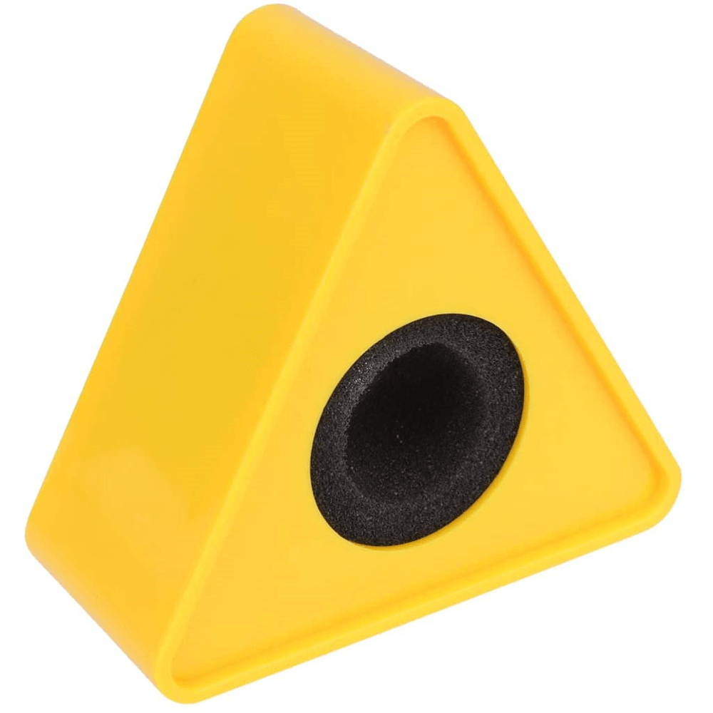 Canopla-Flag-de-Microfones-Triangular-para-Entrevista---Amarelo Canopla-Flag-de-Microfones-Triangular-para-Entrevista---Amarelo