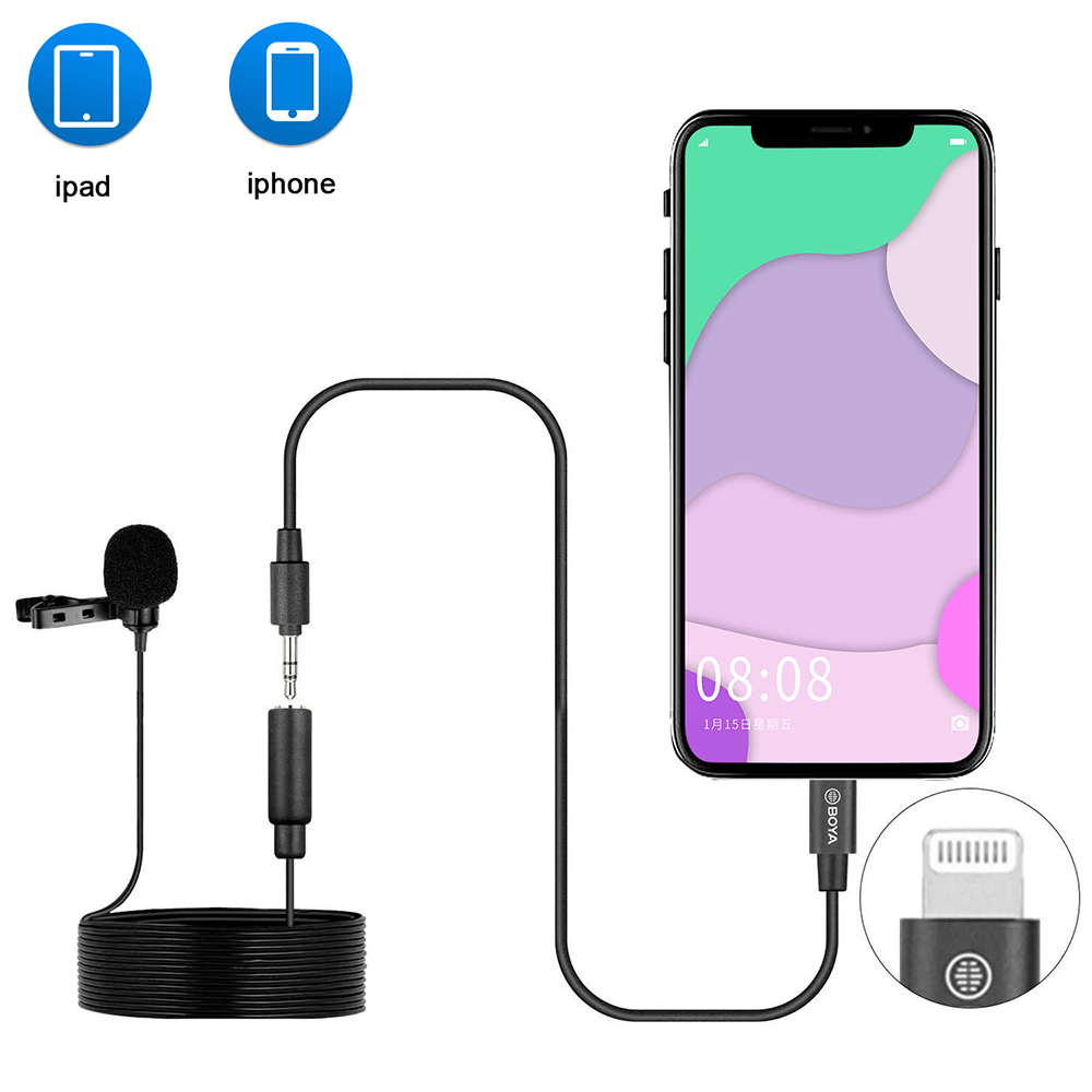Microfone-Lapela-Boya-BY-M2-para-SmartPhones-e-Tablets-iOS--Lightning- Microfone-Lapela-Boya-BY-M2-para-SmartPhones-e-Tablets-iOS--Lightning-