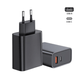 Carregador-Rapido-Duplo-USB-x-USB-C-Quick-Charge-3.0-Qualcomm Carregador-Rapido-Duplo-USB-x-USB-C-Quick-Charge-3.0-Qualcomm
