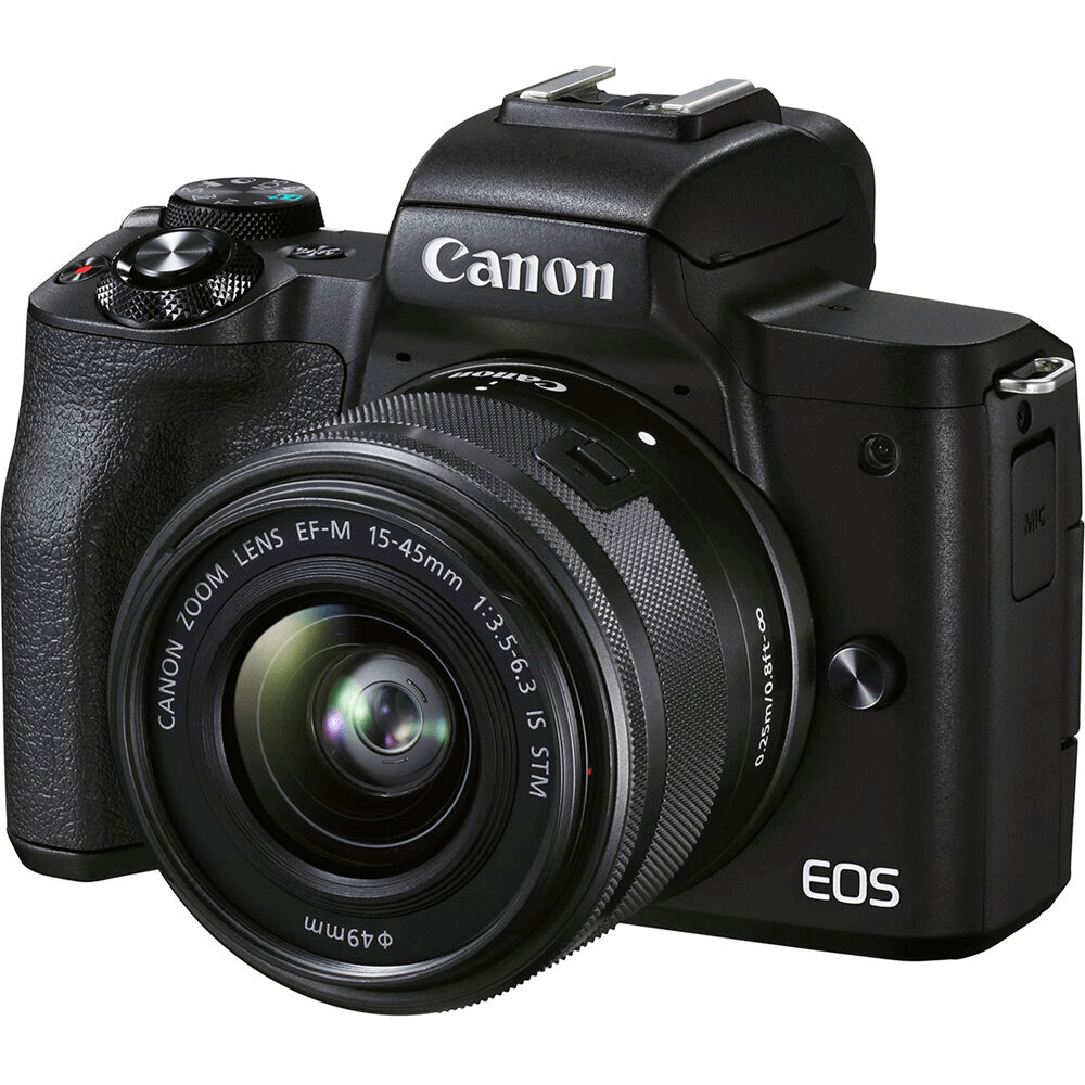 Camera-Canon-EOS-M50-Mark-II-Mirrorless-4K-com-Lente-15-45mm-STM--Preta- Camera-Canon-EOS-M50-Mark-II-Mirrorless-4K-com-Lente-15-45mm-STM--Preta-