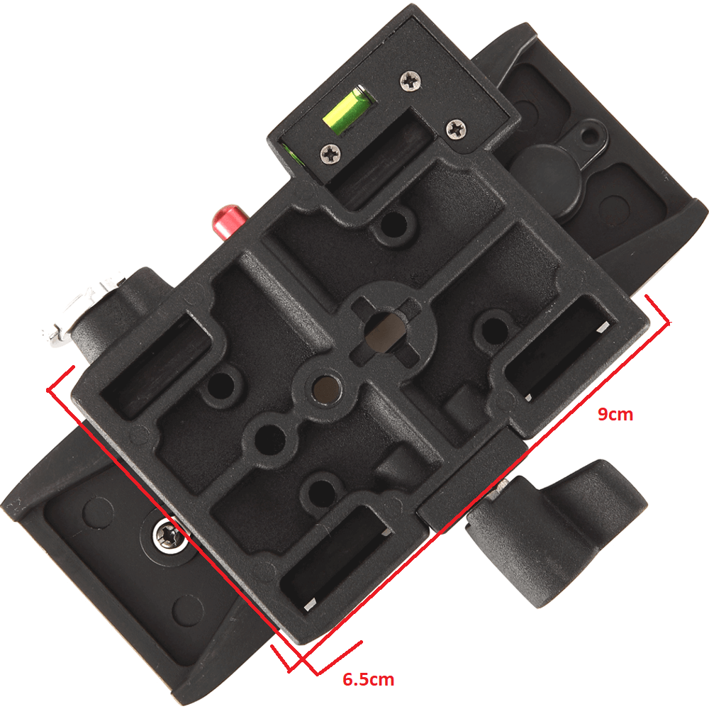 Sapata longa para Tripé KH-6300 - eMania Foto e Video