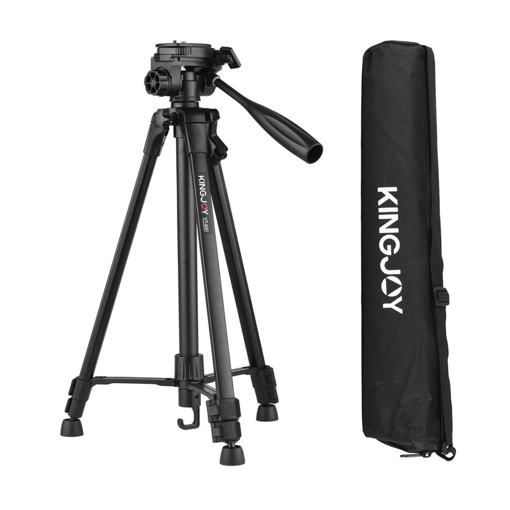 Tripe-Portatil-Kingjoy-VT-840-Foto-e-Video-com-Cabeca-Bidirecional-360° Tripe-Portatil-Kingjoy-VT-840-Foto-e-Video-com-Cabeca-Bidirecional-360°