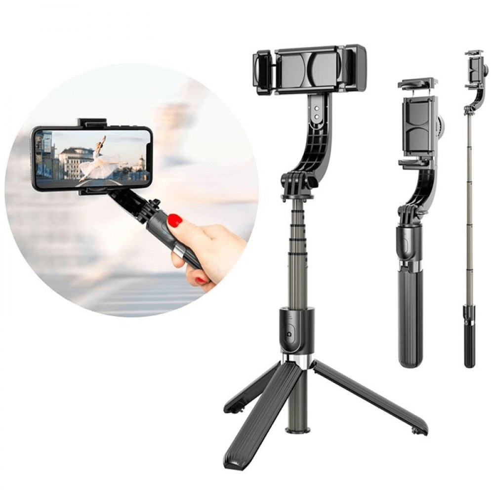 Estabilizador-Gimbal-para-SmartPhones-Soleste-L08-Pan-Tilt-Bluetooth-e-Tripe Estabilizador-Gimbal-para-SmartPhones-Soleste-L08-Pan-Tilt-Bluetooth-e-Tripe