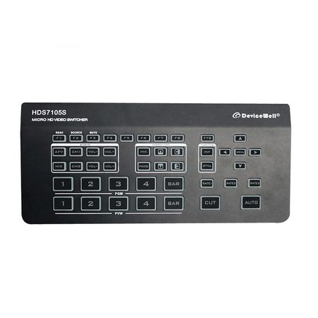Switcher-MultiView-DeviceWell-HDS7105S-5-Canais-4-HDMI---1-DP-Transmissao-Ao-Vivo-e-Live-OBS