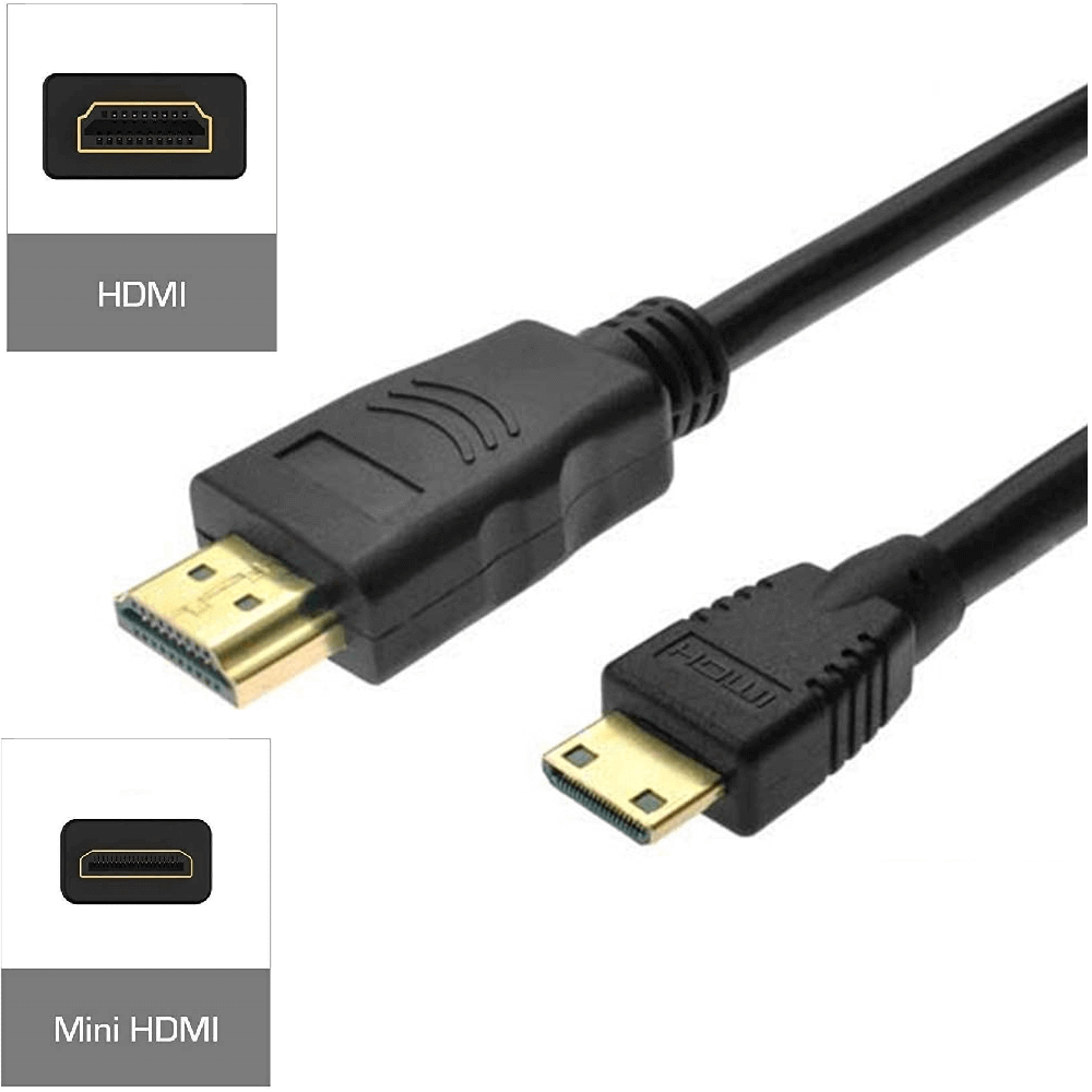 Cabo HDMI x Mini-HDMI 2.0 4K HDR 120cm - eMania Foto e Video