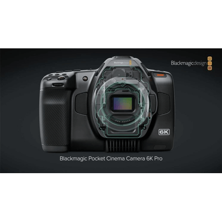 Blackmagic Pocket Cinema Camera 6K – Monture Canon EF + Top Handle (occasion)