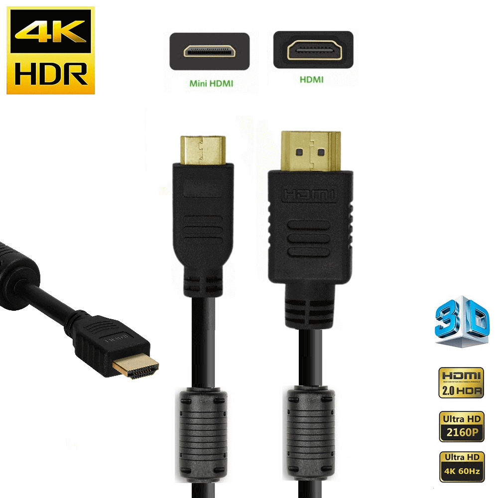 Cabo-HDMI-x-Mini-HDMI-2.0-4K-Ultra-HDR-com-Filtro-de-Anti-Ruido-Duplo--70cm- Cabo-HDMI-x-Mini-HDMI-2.0-4K-Ultra-HDR-com-Filtro-de-Anti-Ruido-Duplo--70cm-