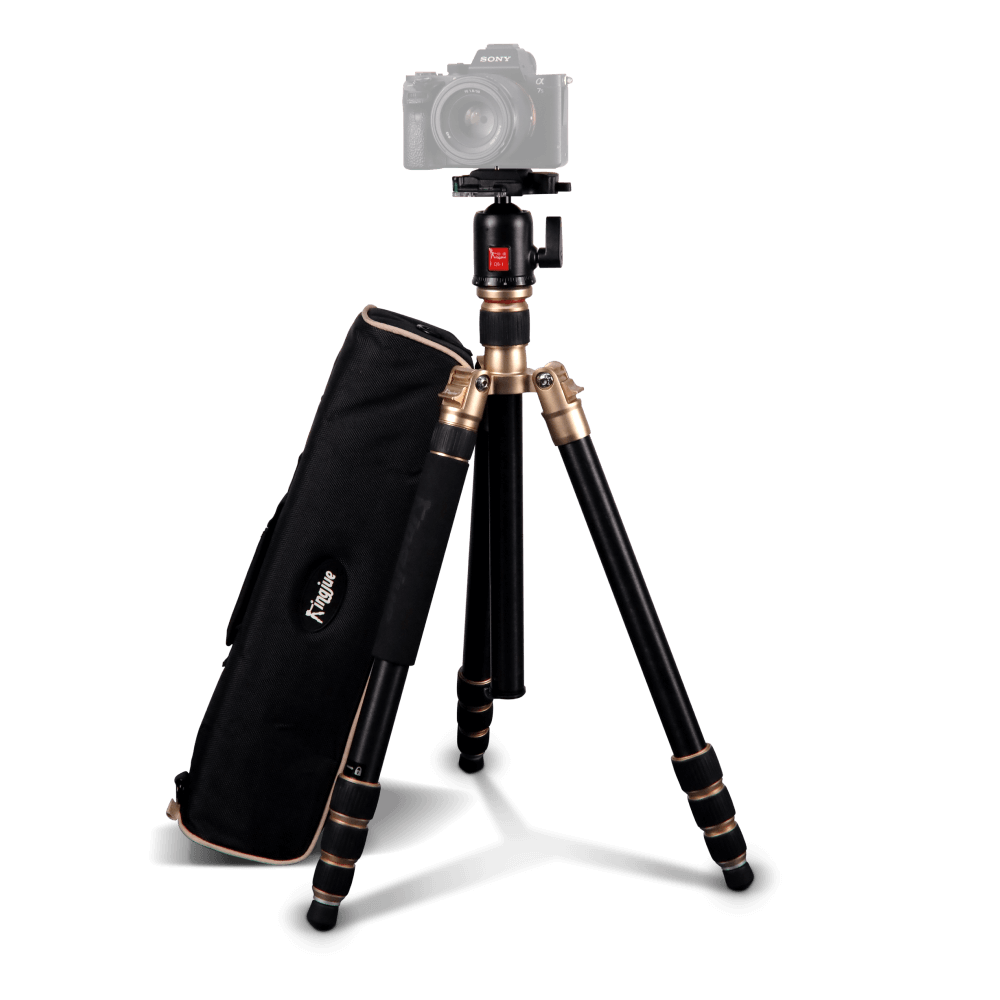 Tripe---Monope-com-Cabeca-Ball-Head-KingJoy-AC-288-QB-1-Dourado-Aluminio-para-ate-10kg Tripe---Monope-com-Cabeca-Ball-Head-KingJoy-AC-288-QB-1-Dourado-Aluminio-para-ate-10kg