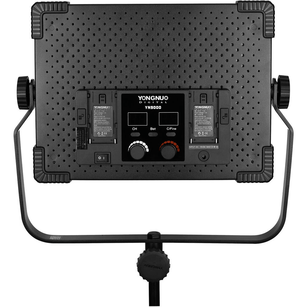 Painel Led Yongnuo YN9000 Bi-Color com Softbox - eMania Foto e Video
