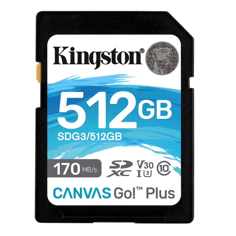 Cartao-SDXC-512Gb-Kingston-Canvas-Go--Plus-4K-170MB-s-UHS-I---V30---U3---Classe-10 Cartao-SDXC-512Gb-Kingston-Canvas-Go--Plus-4K-170MB-s-UHS-I---V30---U3---Classe-10