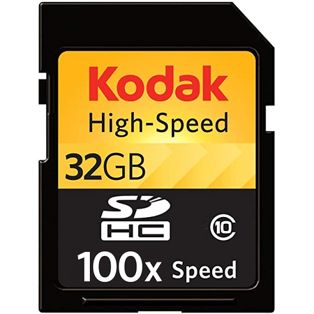Cartao-de-Memoria-SDHC-32Gb-Kodak-100x-Speed-Classe-10