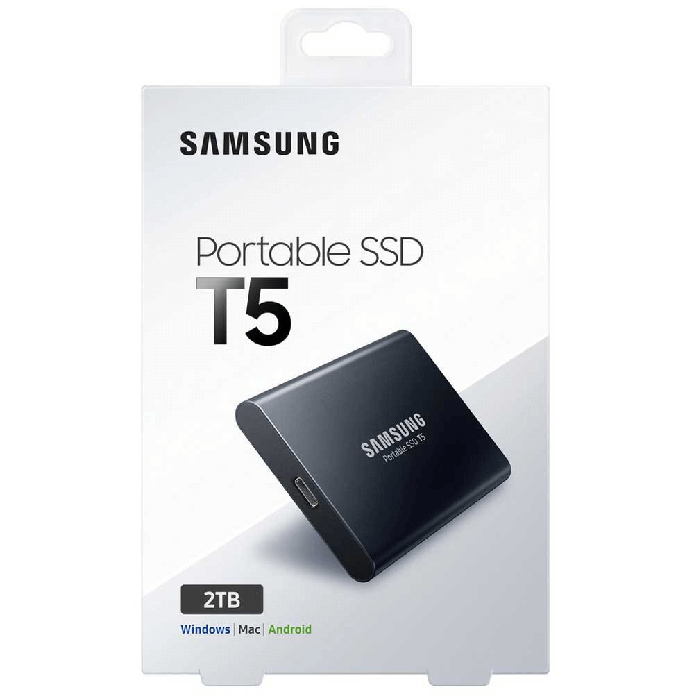 SSD Samsung T5 2TB USB 3.1 (Preto) - eMania Foto e Video