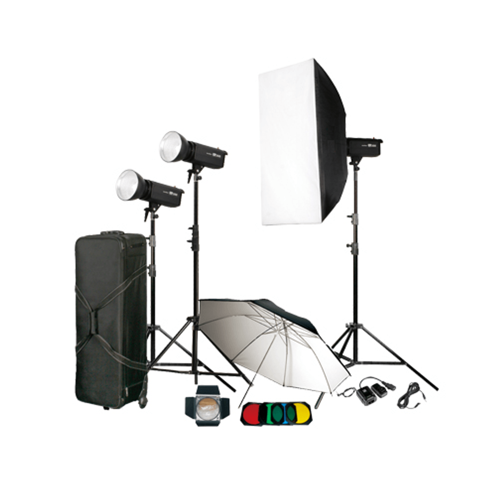 Kit-para-Estudio-Fotografico-com-3-Flashes-de-300Ws-e-SoftBox--110V- Kit-para-Estudio-Fotografico-com-3-Flashes-de-300Ws-e-SoftBox--110V-