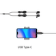 Microfones-Duplo-Lapela-Boya-BY-M3D-Omnidirecional-USB-C--Android-