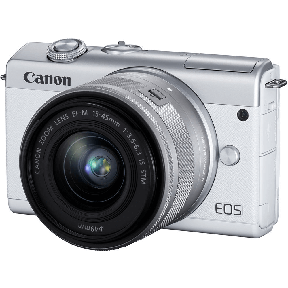 Camera-Canon-EOS-M200-Mirrorless-4K-com-Lente-15-45mm--Branca- Camera-Canon-EOS-M200-Mirrorless-4K-com-Lente-15-45mm--Branca-