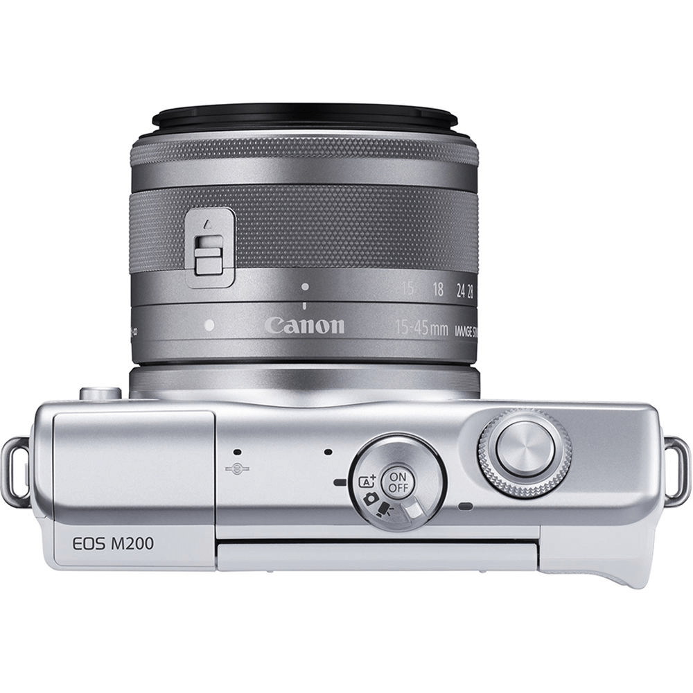 Mirrorless Canon M200 4K com Lente 15-45mm - WorldView